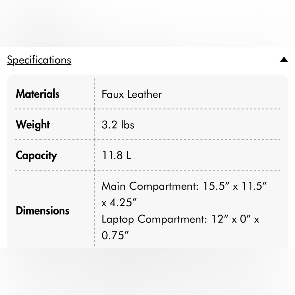 CALPAK Kaya 15 inch Laptop Computer Backpack in Mocha Limited Color $138 MSRP - Picture 11 of 17